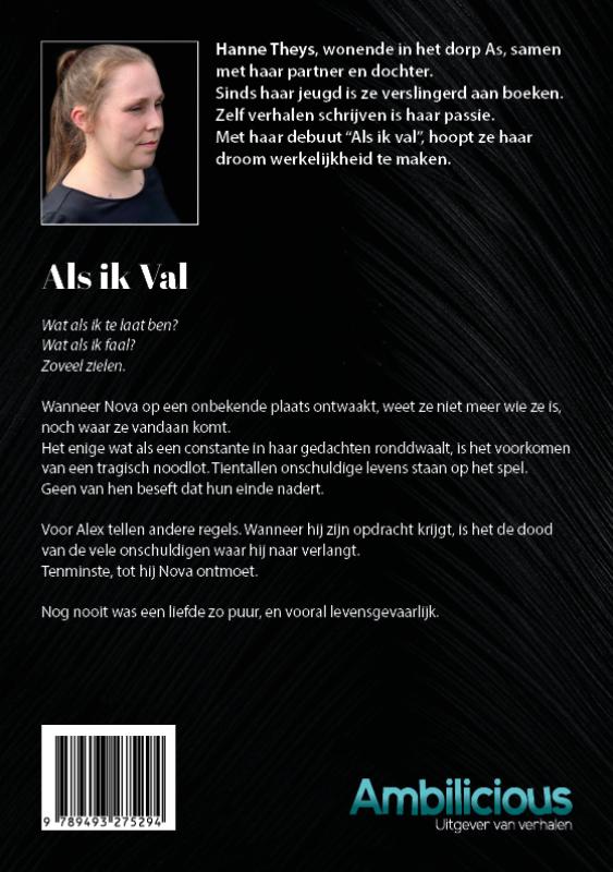 Achterkant van Als ik val