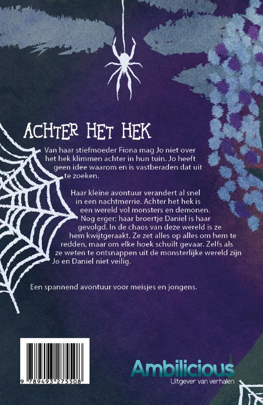 Achterkant van Achter het hek