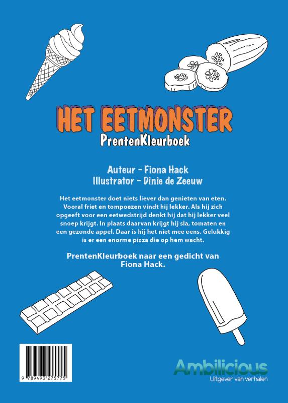 Achterkant van Het Eetmonster