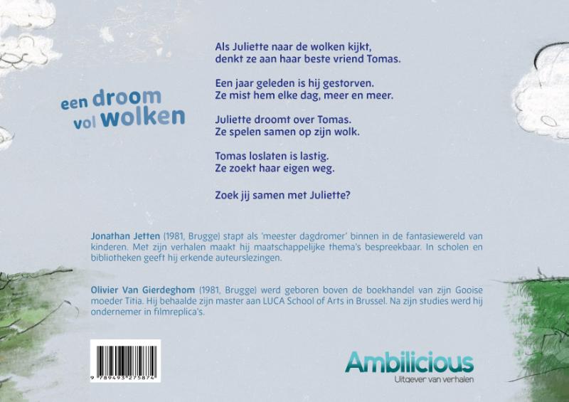 Achterkant van Een droom vol wolken