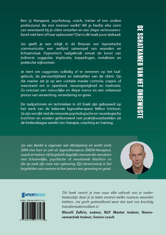 Achterkant van De schatkamer van het onbewuste