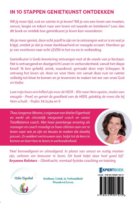 Achterkant van In 10 stappen genietkunst ontdekken