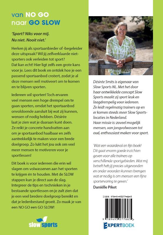 Achterkant van van NO GO naar GO SLOW