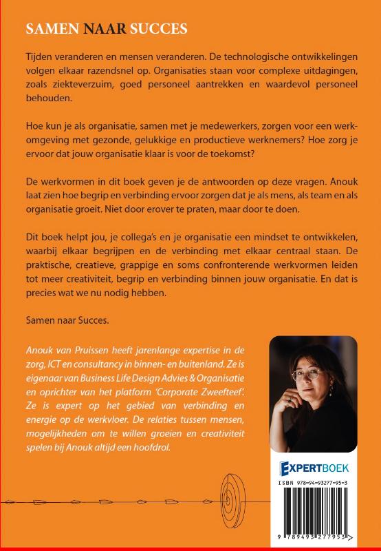 Achterkant van Samen naar succes
