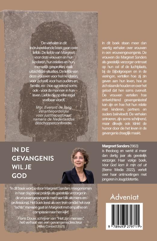 Achterkant van In de gevangenis wil je God