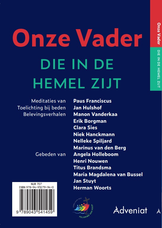 Achterkant van Onze Vader die in de hemel zijt