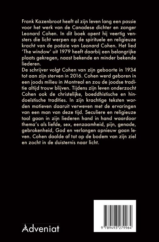 Achterkant van Wees lief voor deze ziel