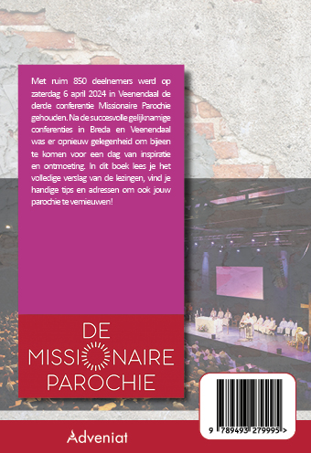 Achterkant van Missionaire Parochie 2024
