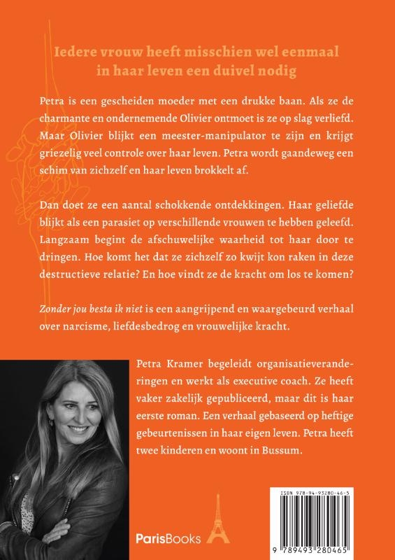 Achterkant van Zonder jou besta ik niet