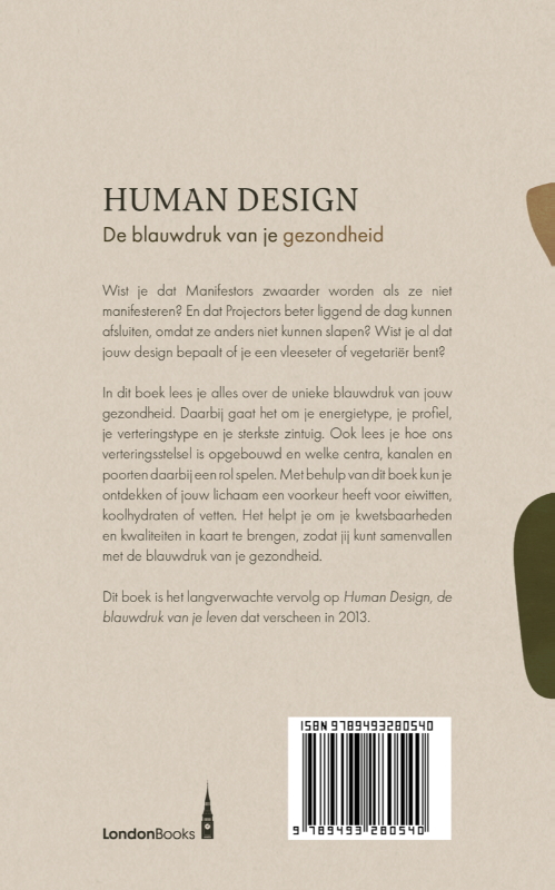 Achterkant van Human Design