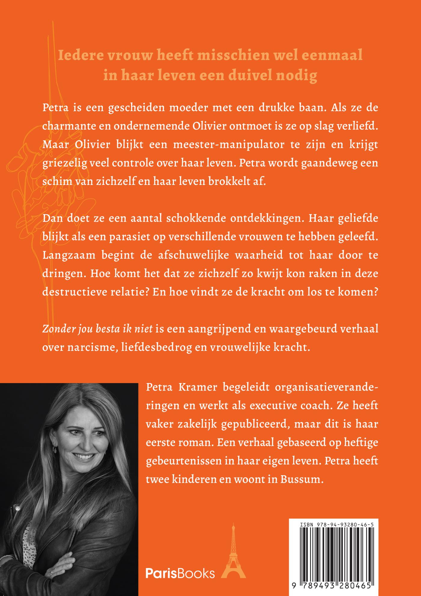 Achterkant van Zonder jou besta ik niet