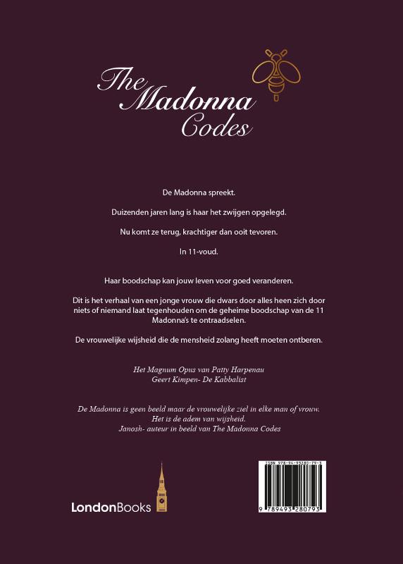 Achterkant van The Madonna Codes