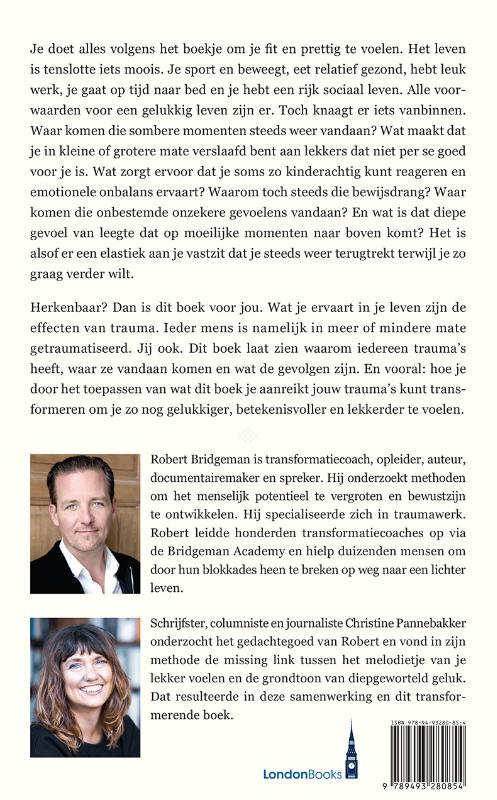 Achterkant van Trauma, je bent gek als je het niet hebt