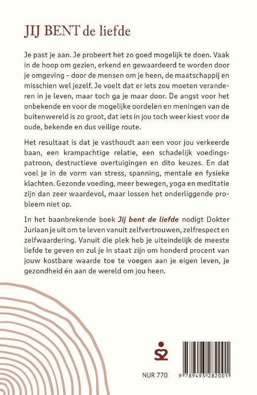Achterkant van Jij bent de liefde