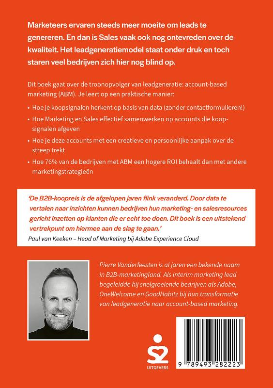 Achterkant van Verblind door Leads