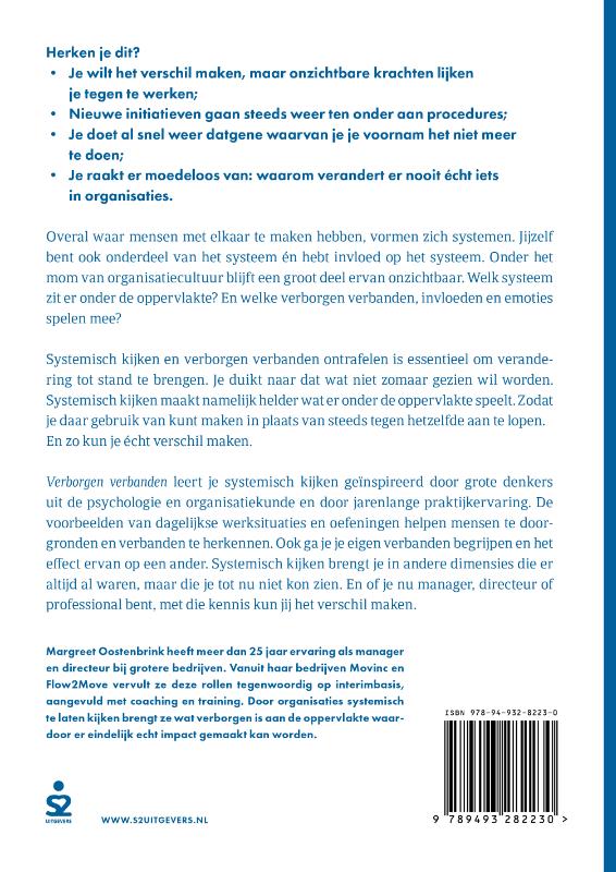 Achterkant van Verborgen verbanden