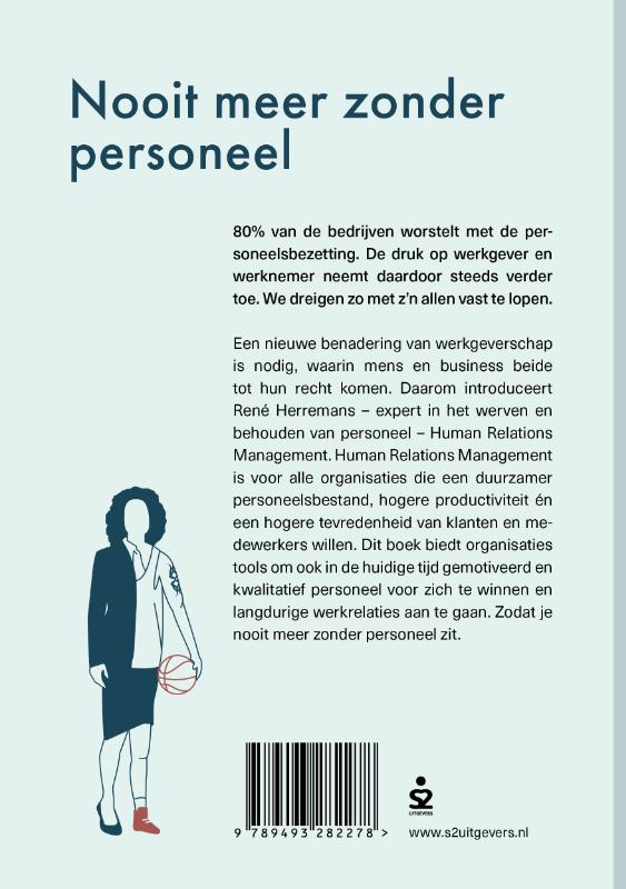 Achterkant van Nooit meer zonder personeel