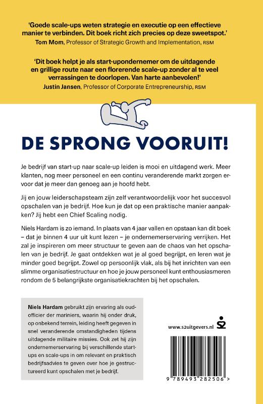 Achterkant van De scale-up mindset