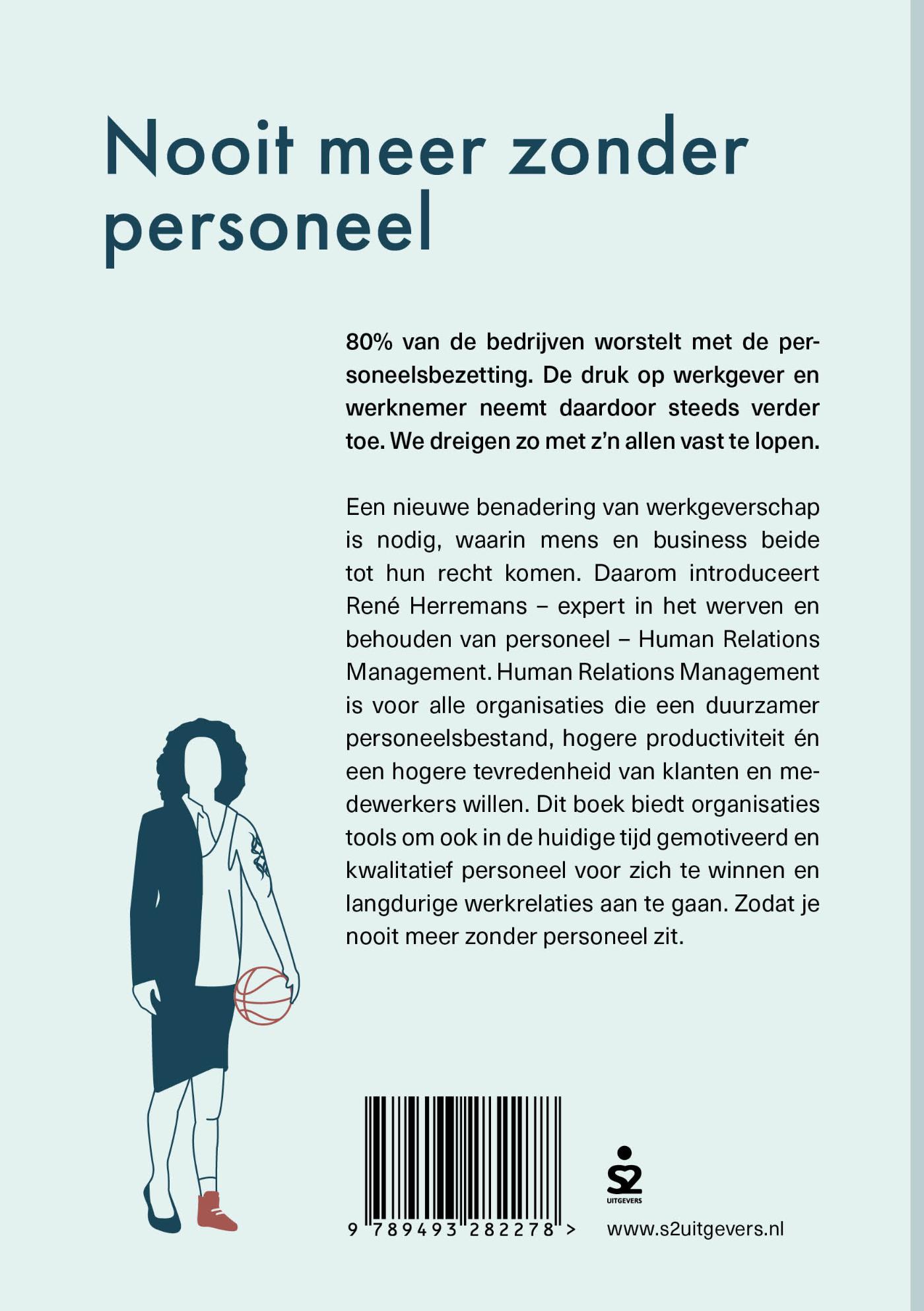 Achterkant van Nooit meer zonder personeel