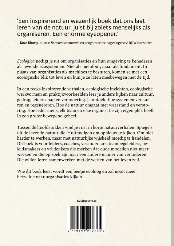 Achterkant van Ecologica op het werk