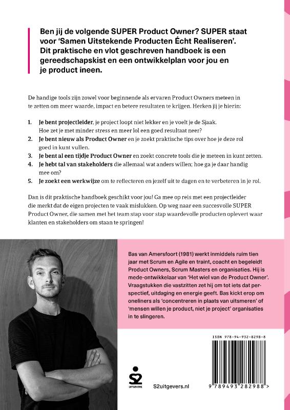 Achterkant van De Super Product Owner