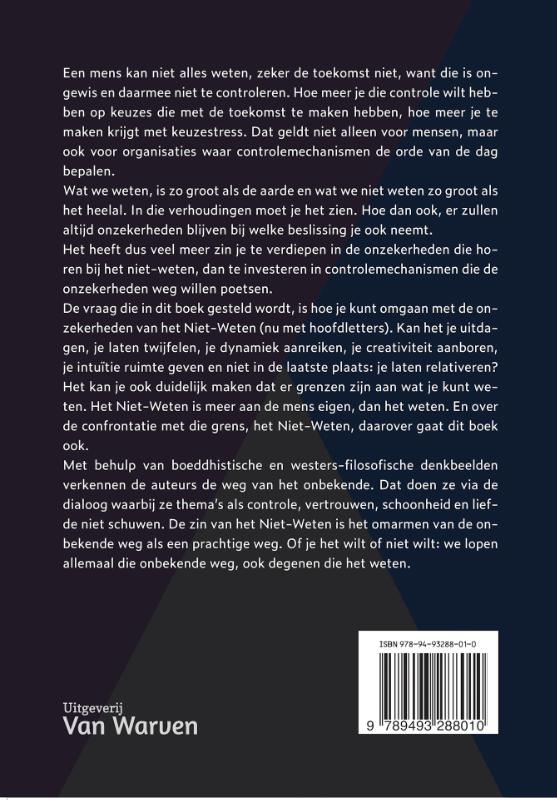 Achterkant van Weg van het Onbekende