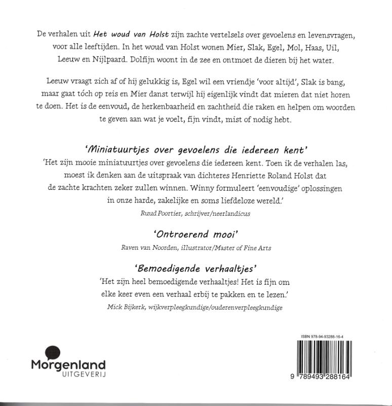 Achterkant van Het woud van Holst