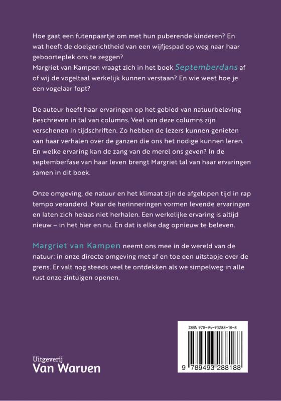 Achterkant van Septemberdans