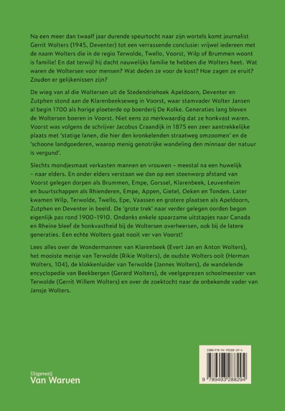Achterkant van De wieg van Wolters