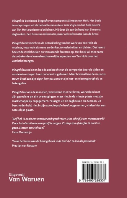 Achterkant van Vleugels