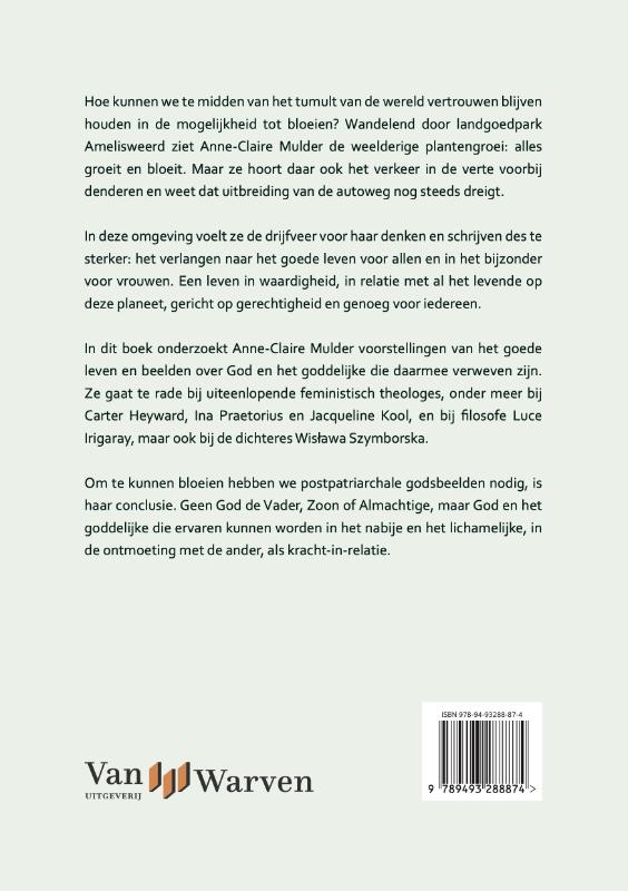 Achterkant van Opdat wij bloeien
