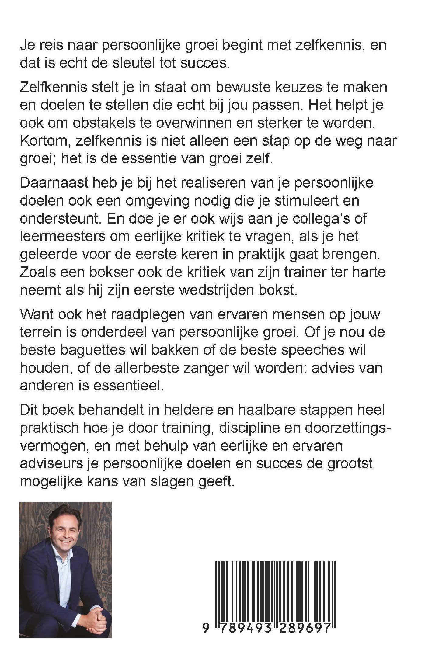 Achterkant van In de boksring van het leven