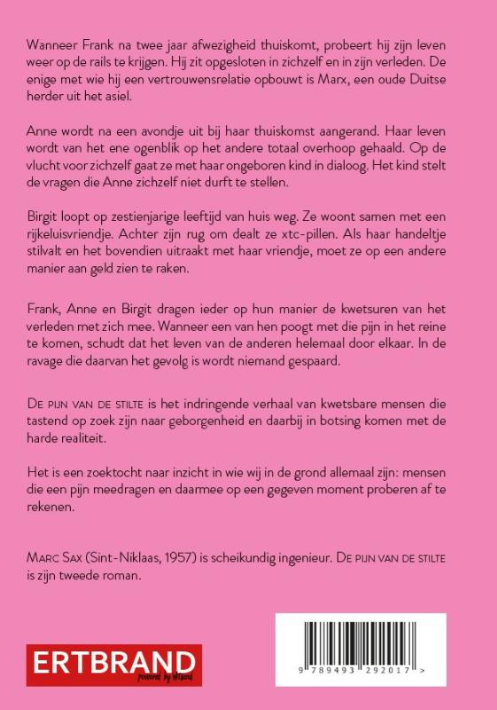 Achterkant van De pijn van de stilte