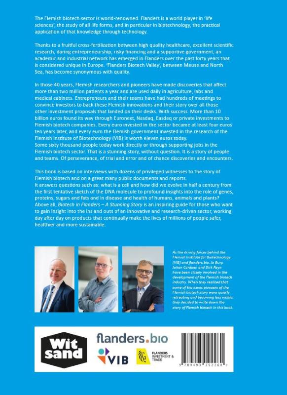 Achterkant van Biotech in Flanders: A Stunning Story