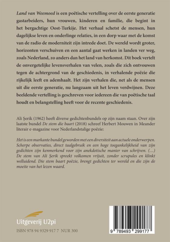 Achterkant van Land van weemoed