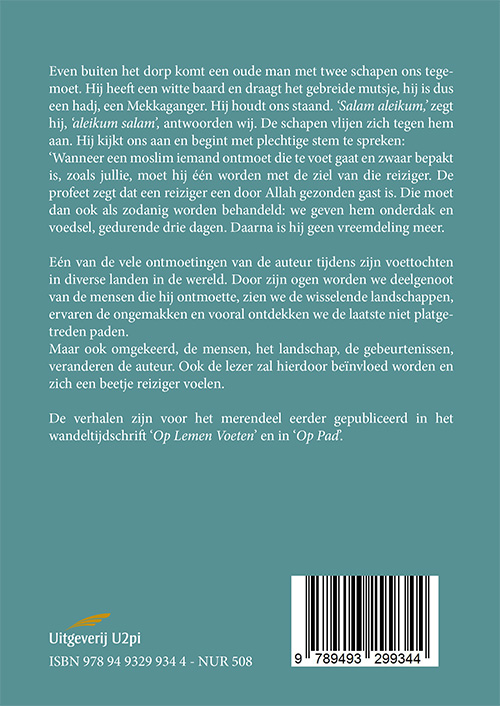 Achterkant van Ze ziel van de reiziger