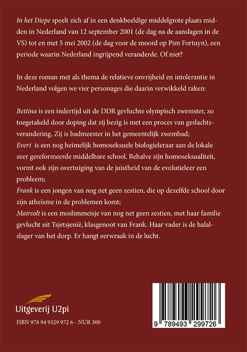 Achterkant van In het diepe