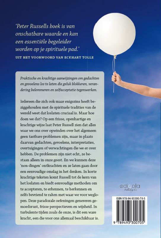 Achterkant van Laat los wat niet bestaat
