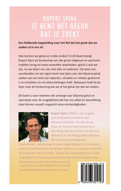 Achterkant van Je bent het geluk dat je zoekt