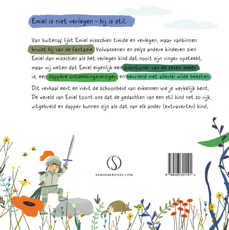 Achterkant van Ik ben stil