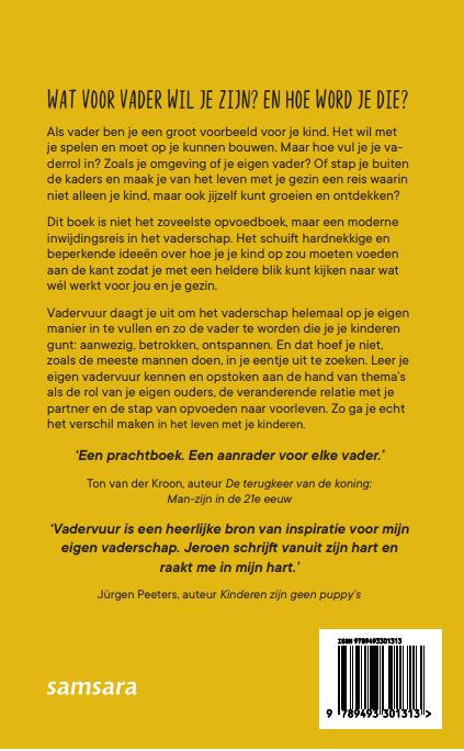 Achterkant van Vadervuur