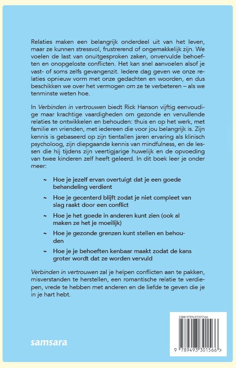 Achterkant van Verbinden in vertrouwen