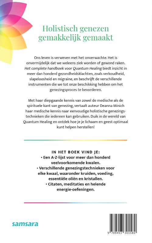 Achterkant van Het complete handboek voor Quantum Healing