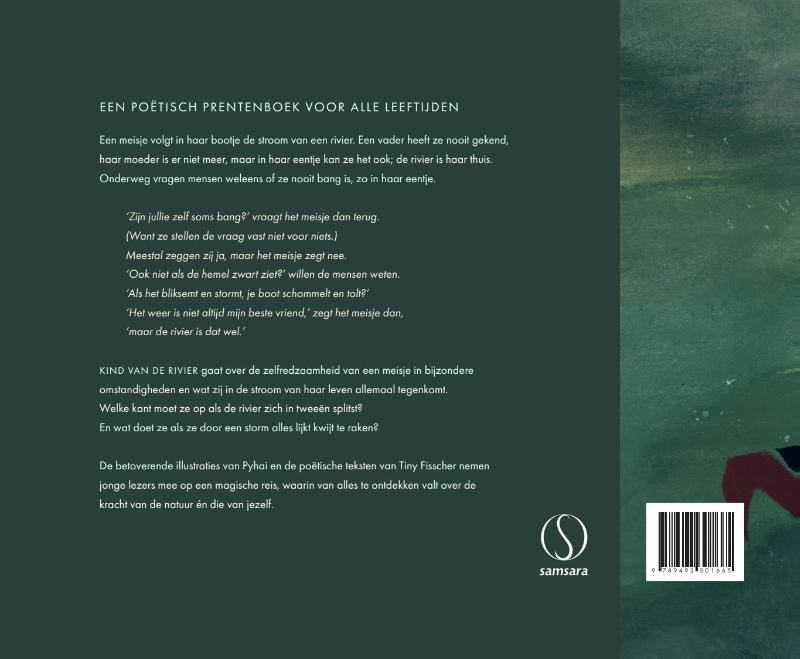 Achterkant van Kind van de rivier