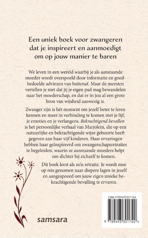 Achterkant van Bekrachtigend bevallen