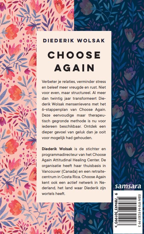 Achterkant van Choose again