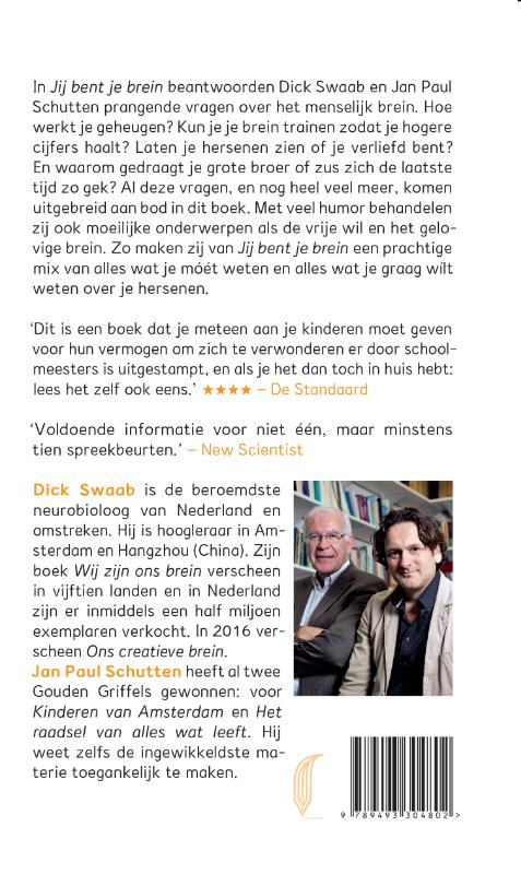 Achterkant van Jij bent je brein