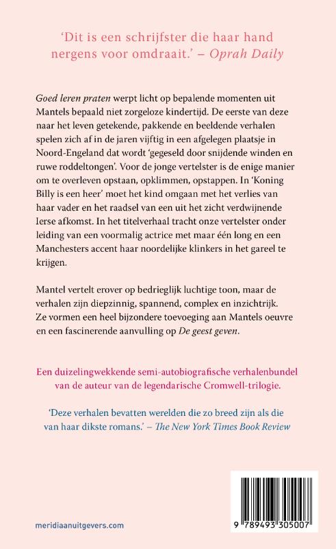 Achterkant van Goed leren praten