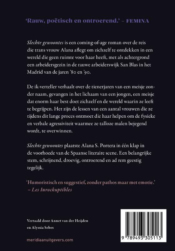Achterkant van Slechte gewoontes