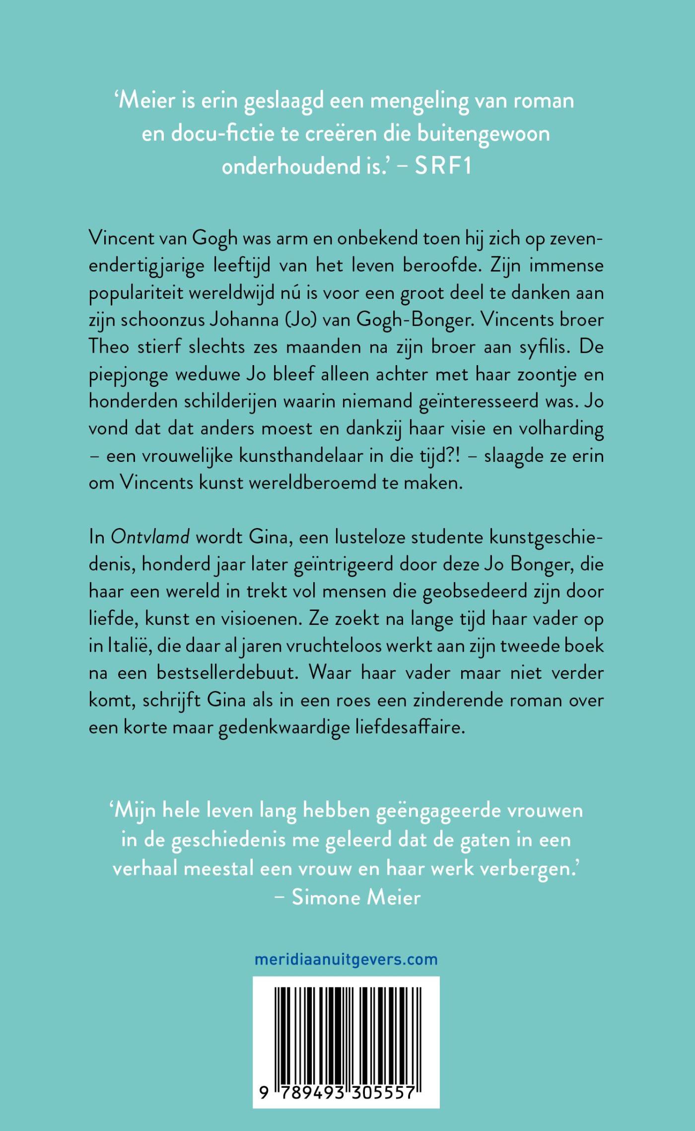 Achterkant van Ontvlamd